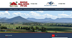 Desktop Screenshot of boonahrealestate.com.au